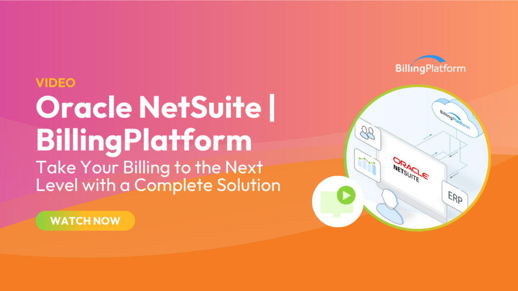 Oracle NetSuite BillingPlatform video