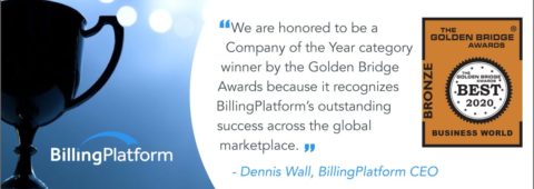 BillingPlatform Wins Bronze in the 12th Annual 2020 Golden Bridge Business and Innovation Awards®