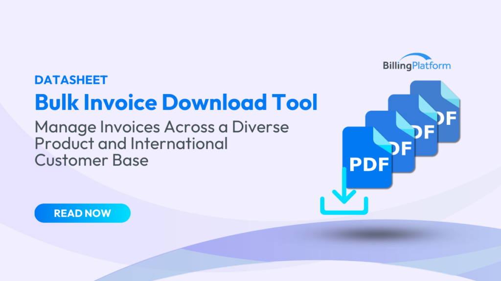 Bulk Invoice Download Datasheet