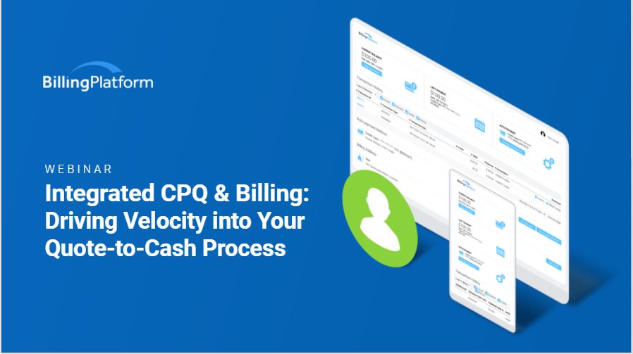 CPQ and billing