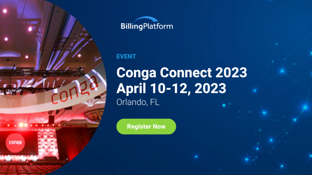 BillingPlatform at Conga Connect 2023