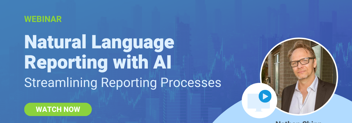 Natural Language Reporting with AI Webinar