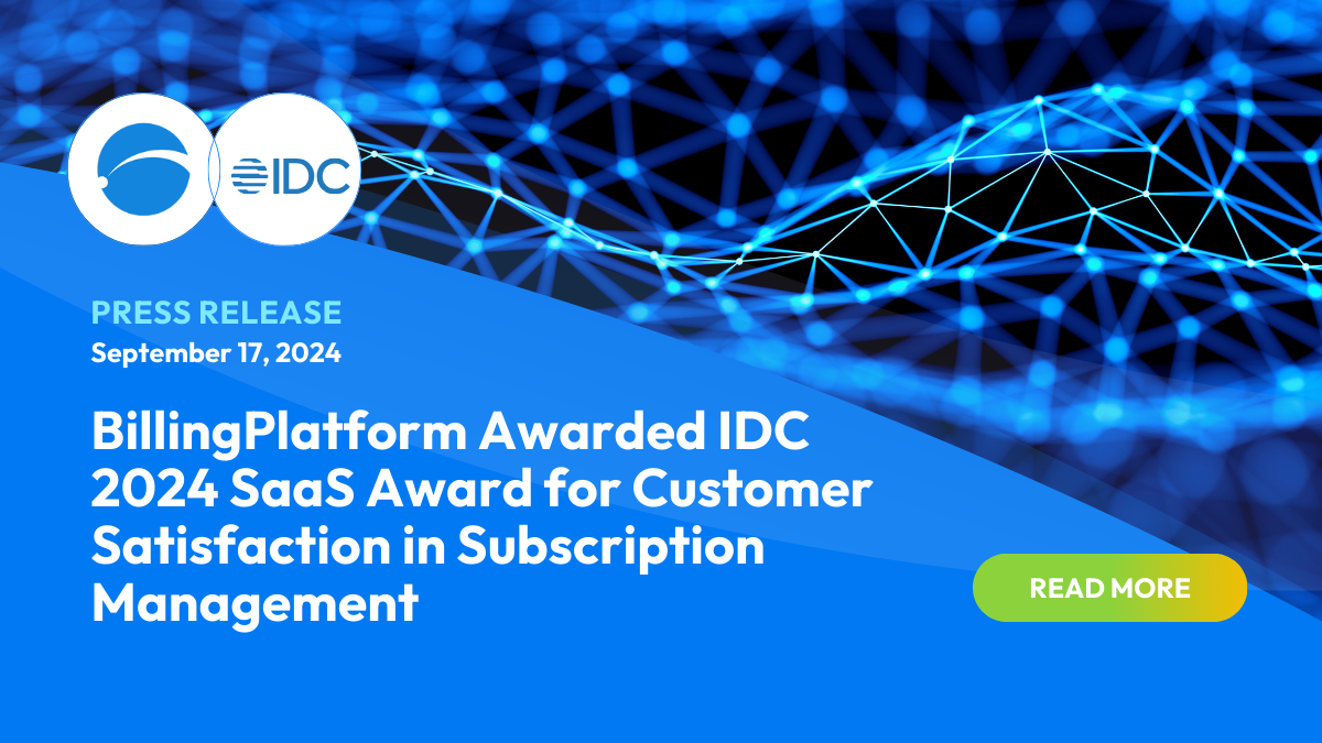 IDC CSAT Award BillingPlatform