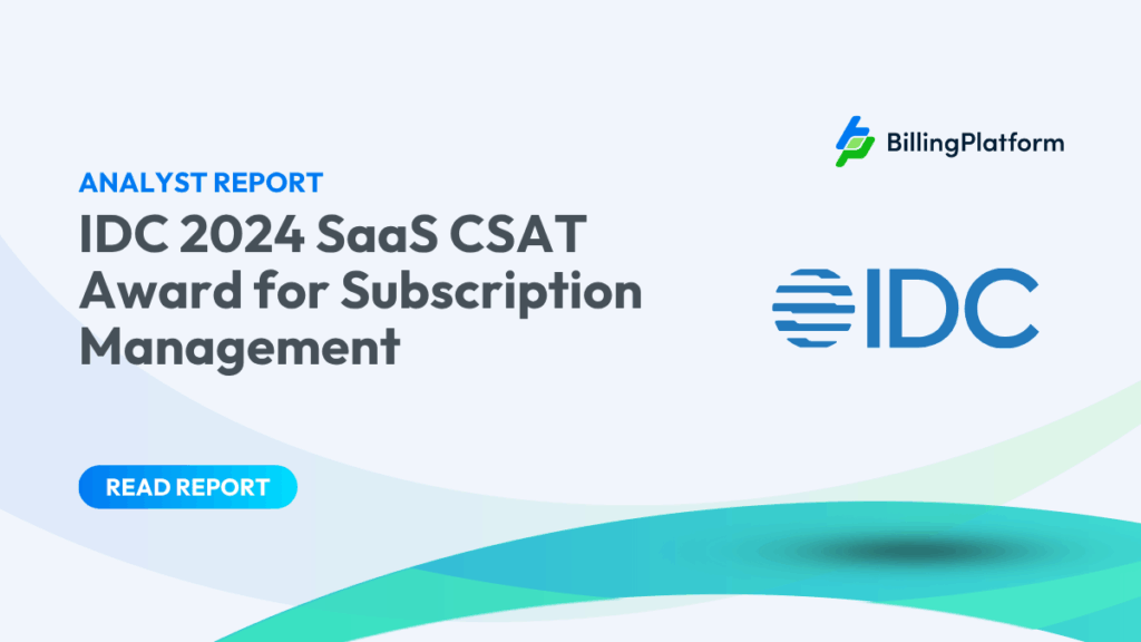 IDC 2024 SaaS CSAT