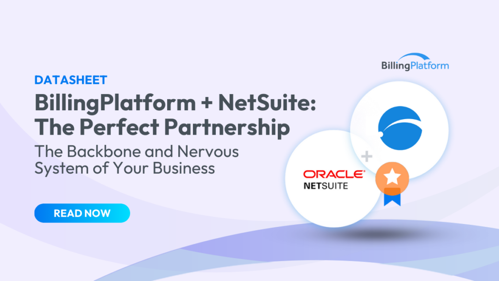 BillingPlatform + NetSuite Datasheet