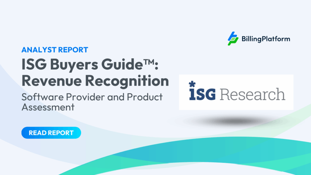 ISG RevRec Buyers Guide